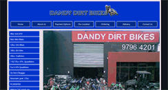 Desktop Screenshot of dandydirtbikes.com.au